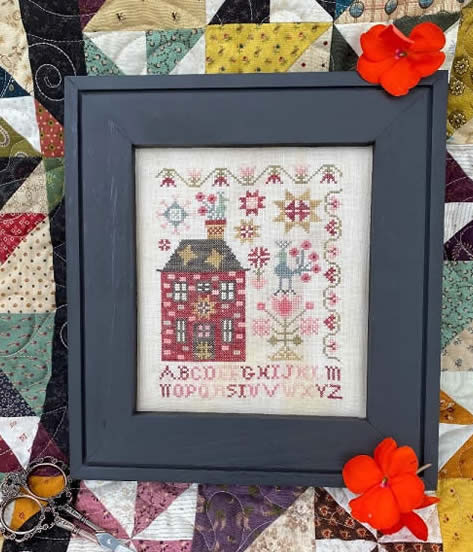 Vintage Christmas Sampler Cross Stitch Floss Set – Strawberry Quiltcake